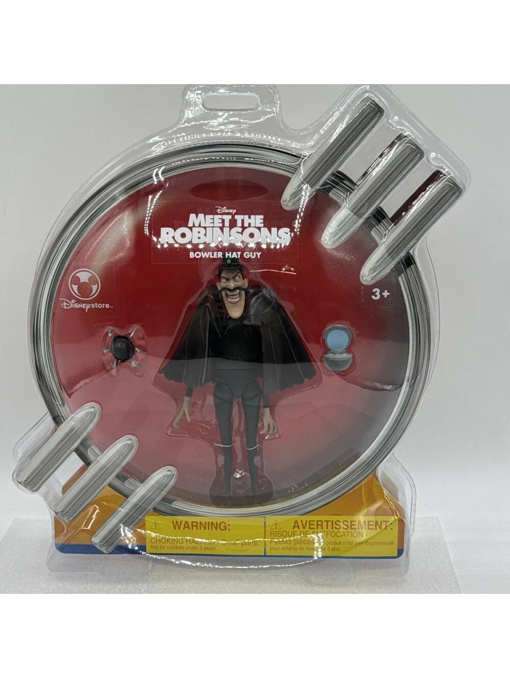 Disney Store Exclusive Meet The Robinsons Bowler Hat Guy Action Figure 2007 New